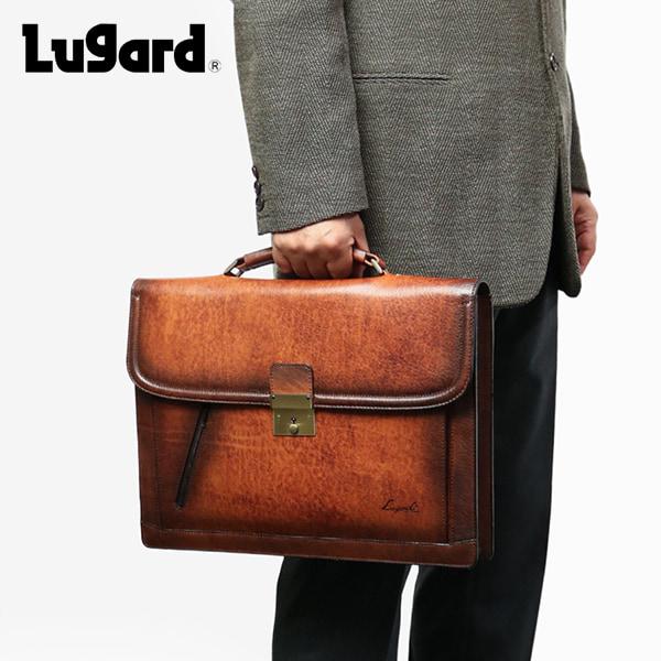 Lugard G-3 B4対応 オンリーワンのシャドー仕上げ ヴィンテージ感漂う錠前ロック付きフラッ...