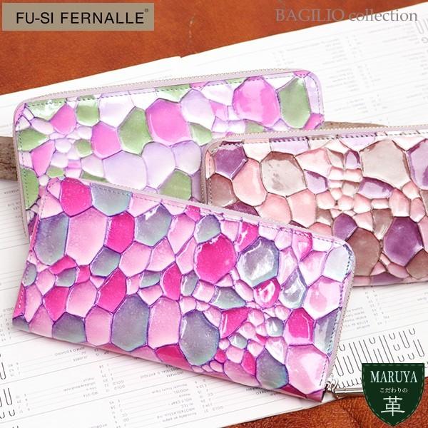 FU-SI FERNALLE BAGILIO colletcion 美しいエナメル加工 イタリーレザ...