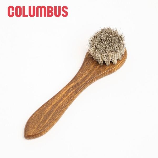 COLUMBUS コロンブス ジャーマンブラシ S 馬毛ブラシ ハンドルタイプ
