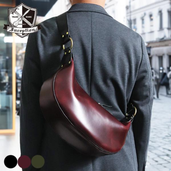 INCEPTION インセプション Chromexcel Leather BANANA BAG 経年...