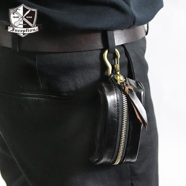 INCEPTION インセプション HORSE HIDE LEATHER KEY CASE  茶芯 ...