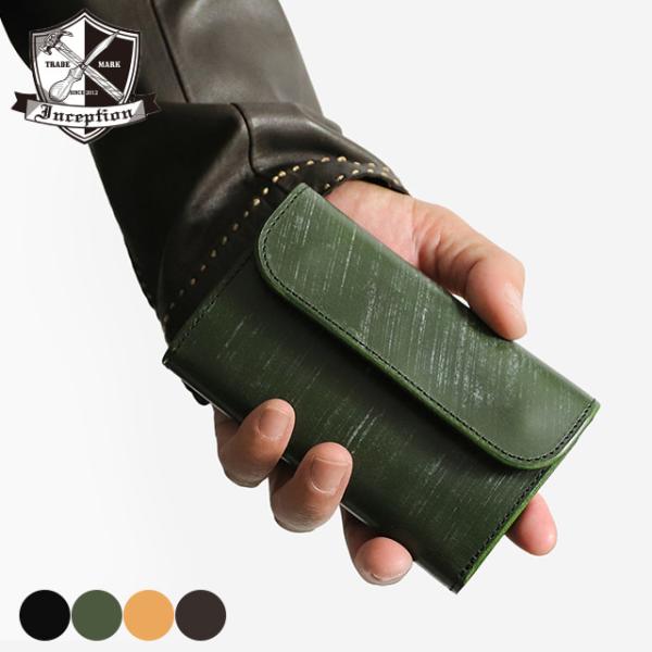 INCEPTION インセプション UK BRIDLE LEATHER MIDDLE WALLET ...
