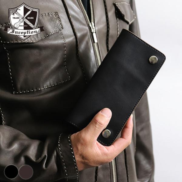 INCEPTION インセプション HORSE BUTT LEATHER TRUCKER WALLE...