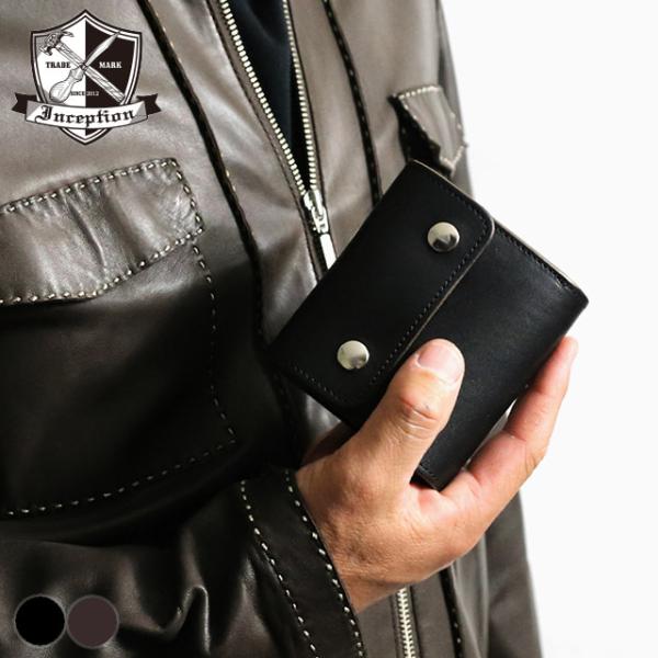 INCEPTION インセプション HORSE BUTT LEATHER TRUCKER WALLE...
