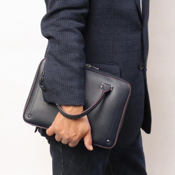 Kiefer neu ソッティーレ 牛ステア革×傷に強いサフィアーノ調エンボス 上品でタフな機能的ミ...