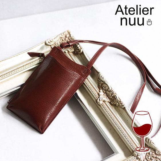 Atelier nuu  Lezza botanica vino シンプルな スマホポシェット コン...