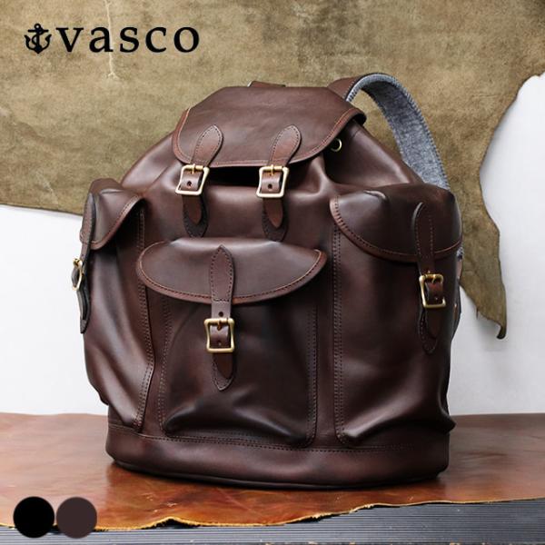vasco ヴァスコ オールドオイルシリーズ  LEATHER ARMY RUCKSACK オールレ...