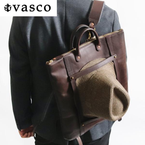 vasco ヴァスコ オールドオイルシリーズ  LEATHER HELMET 2WAY BAG オー...