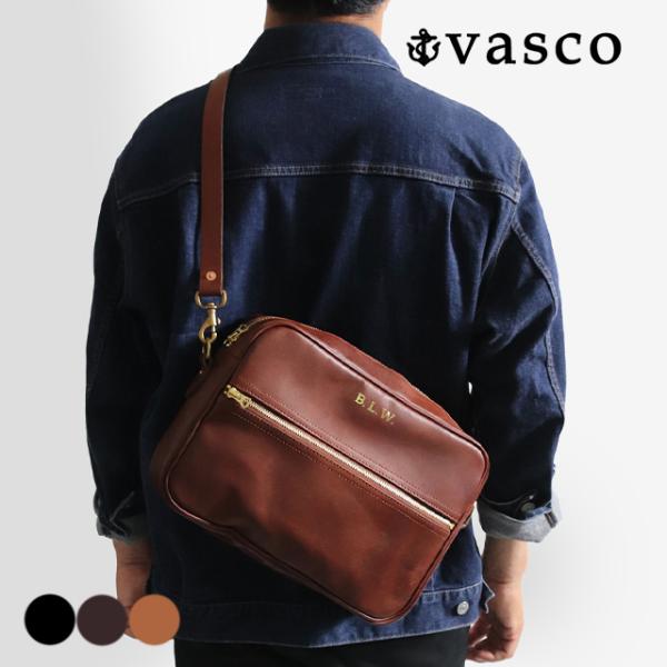 vasco ヴァスコ オールドオイルシリーズ  LEATHER WANDER SHOULDER BA...