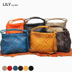 REALMIND リアルマインド LILY　メッツ ソフトで軽いポニーレザーメッシュの 2way バッグ 革 ショルダーバッグ メッシュ 本革 革 レザー レディース メンズ