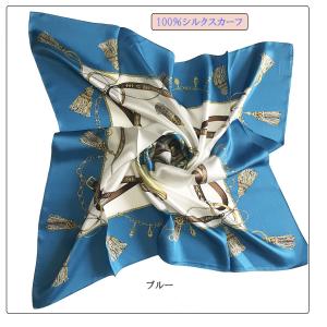 シルクスカーフ日本製 9534ポイントマークエ...の詳細画像2