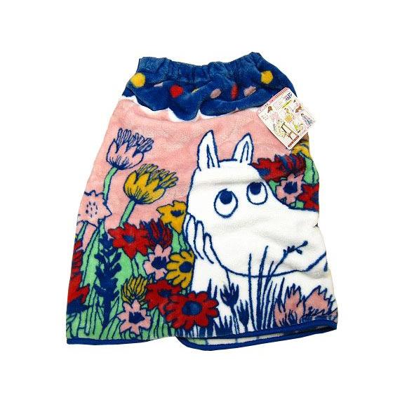 ムーミンラップ毛布・巻いて使える毛布