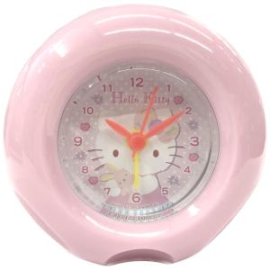 時計 サンリオ ハローキティ ラウンド アラーム クロック ライト ピンク KT30429の商品画像