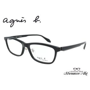 agnes b アニエス ベー 52-0023 Col.1 55サイズ おしゃれ 人気ブランド メンズ レディース 度入り ダテ 眼鏡