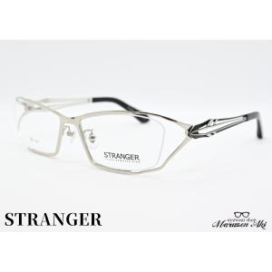 STRANGER ストレンジャー STR-4042 col.2 55サイズ おしゃれ メガネ ダテ 度付き カッコいい 派手 大きい｜maruzen-aki