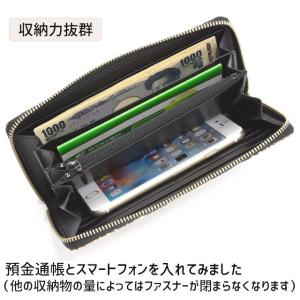 へび 蛇 ヘビ革 蛇革 長財布 ダイヤモンドパ...の詳細画像4