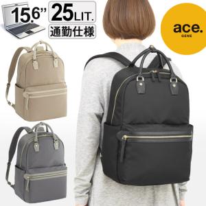 ace. GENE LABEL レディース 前持ち リュック ビジネスリュック 12