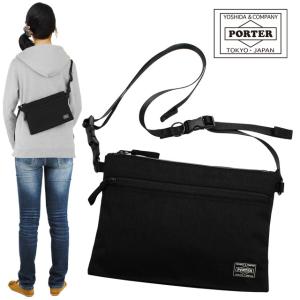 ポーター ハイブリッド サコッシュ 737-17820 吉田カバン ショルダーバッグ 薄型 PORTER HYBRID｜maruzen-bag