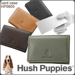 ハッシュパピー 名刺入れ 定期入れ カードケース Hush Puppies ニック 牛革 HP0605｜maruzen-bag