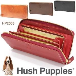 ハッシュパピー（Hush Puppies） 長財布 ラウンドファスナー ルクス