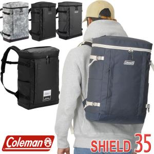 コールマン リュック 通学 ボックス型 35リットル シールド35 Coleman 防水素材 スクールバッグ SHIELD35｜maruzen-bag