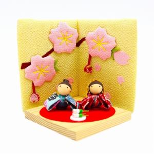 置物 コンパクト ちりめん 小さい 桜 / お花...の商品画像