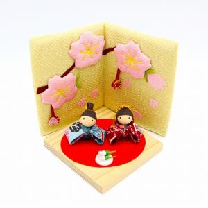 置物 コンパクト ちりめん 小さい 桜 / お...の詳細画像1