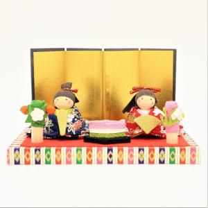 雛人形 コンパクト 陶器 小さい 可愛い ひな人形/ 濱田ひろこ作 うさぎ