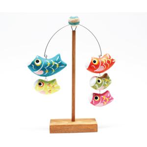 鯉のぼり 室内 手作り 五月 張り子 / 親子鯉のぼり