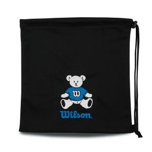 ウイルソン　WILSON　限定　ウイルソンベア　グラブ袋　ブラック×ロイヤル　WB5745402