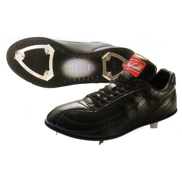 ハイゴールド　HI-GOLD　革底スパイク　ブラック×ブラック　28.5cm　PKS-7500