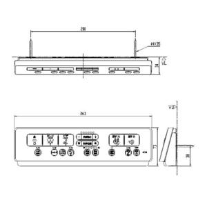 LIXIL（リクシル） 354-1537A-SET ベーシアハーモDM DV-D113M・DV-J213