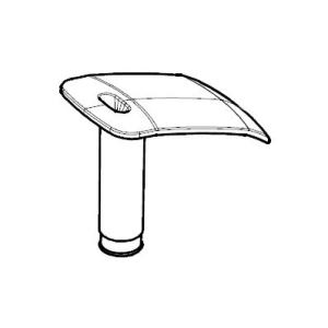 シャープ SHARP ホットクック用 蒸気口カバー＜ホワイト系＞（362 332 0007） 362...