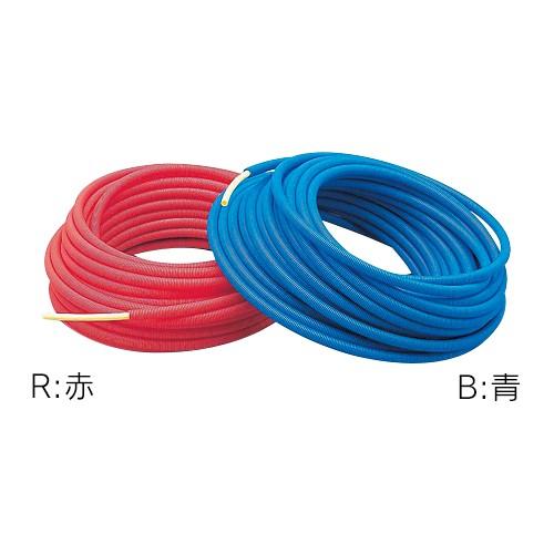 カクダイ サヤ管つき架橋ポリエチレン管（赤） 13Ａ×22【672-132-50R】[新品]
