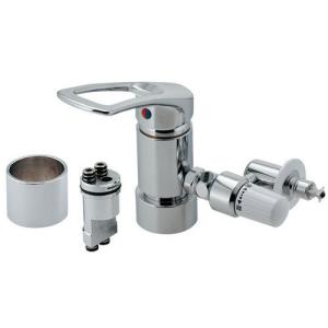 分岐水栓 LIXIL製のシングルレバー式（デッキタイプ） ナニワ製作所