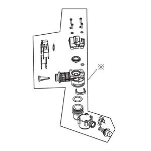 長府製作所 石油給湯器 KIBF-4764DSA用 制御基板 純正部品 886367 (KC