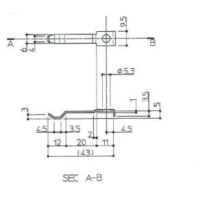 TOTO 【AFKI055】　（ EKI665N1のカバーの金具のみ） 換気扇 部品 純正品【純正品】｜mary-b