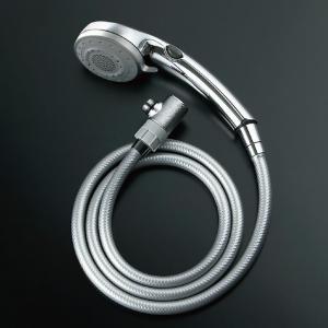 BF-SB6WBG(1.6)-AT 　別売シャワーヘッド&amp;ホース  INAX・LIXIL　エコフルシャワー　多機能仕様スイッチ付　メタル調ホース(樹脂製防カビ)