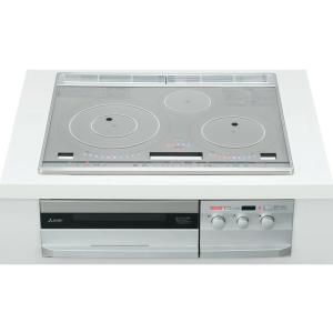 【CS-T321HNSR】 三菱 IHヒーター ビルトイン型 60cm シルバー IHヒータークッキ...