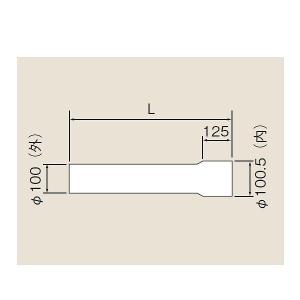 【送料無料】リンナイ φ100排気部材 FE用【EFP-1650】φ100 直管（21-3315）【EFP1650】 給湯器【沖縄・離島送料別途】【純正品】｜mary-b