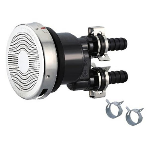 オンダ製作所 【JS3Q-S14P】 無極性循環口 S型 風呂用ツインホース用 タケノコ式（樹脂製）...