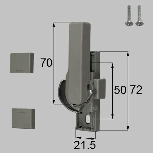 k-02l-bxdz LIXIL リクシル・トステム クレセント中（左用） 窓（サッシ）部品(鍵・錠...