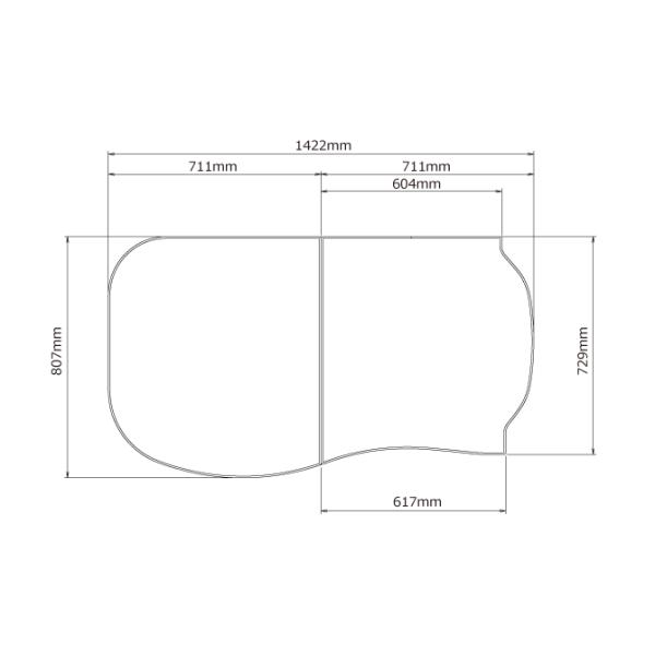 ノーリツ 【KGWSH04】 ふろふた　ＦＡ−ＳＲＡ１６８５Ｒ−ＷＨ／ＳＢ ＫＧＷ