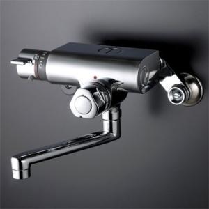 KM297G KVKデッキ形定量止水付サーモスタット混合水栓 一般地仕様 送料