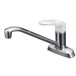 KVK シングルレバー蛇口用浄水器 KM50812(21) KVK 流し台用シングルレバー式混合栓 KM5081 KM5081 series 取付穴