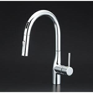 KVK 水栓金具 KVK KM6061ZEC グースネックシングルレバー式混合栓（e