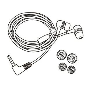 L0HAAC000007 パナソニック マイク付きステレオインサイドホンセット MD／CDラジカセ ...