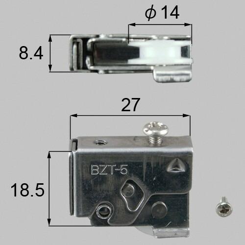 トステム netbl00078 戸車1個入り 網戸部品[BZT5B×1 BI30A×1]  リクシル