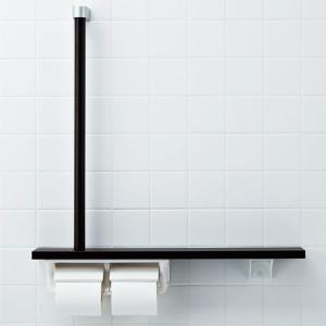 TOTOトイレットペーパーホルダー＆収納棚ユニット　手すり付き TOTOトイレットペーパーホルダー＆収納棚ユニット 手すり付き
