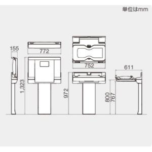 OK21F 横型おむつ交換台 トイレ設備 コン...の詳細画像3